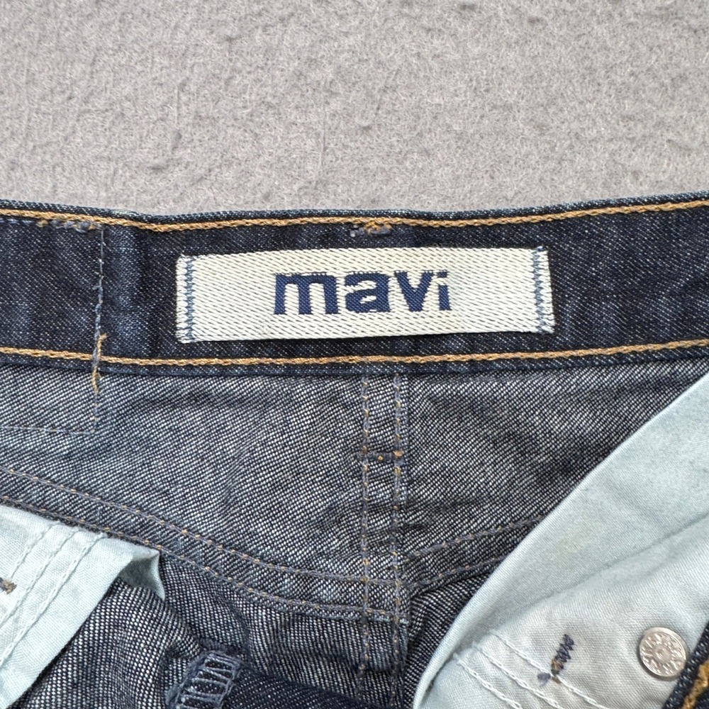 Mavi Flare Jeans Women's 26x30 Blue Dark Wash‎ Molly Low Rise Button Fly Cotton - Picture 8 of 9